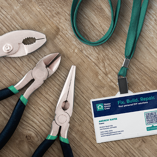 Idee voor een QR-code voor vCard op de ID van een werknemer